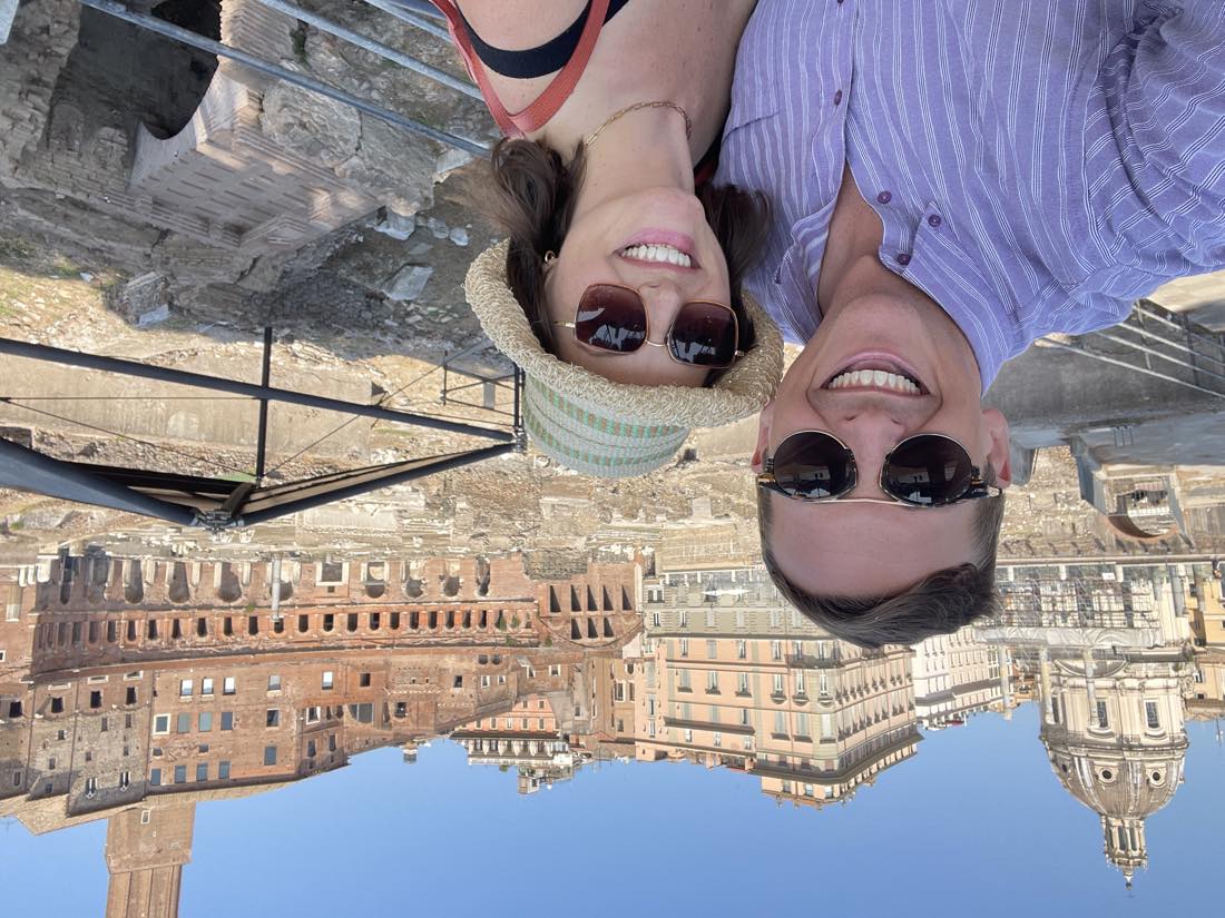 Scott and Nicole in Rome